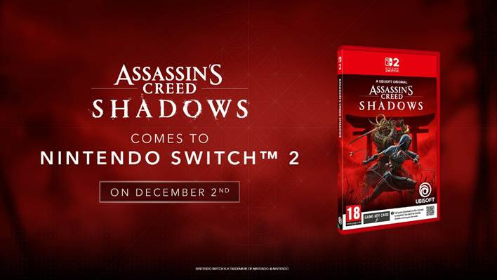 Assassin’s Creed Shadows se lanza en Nintendo Switch 2